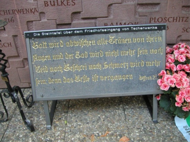 Tafel im Lichthof - Haus der Donauschwaben - Sindelfingen