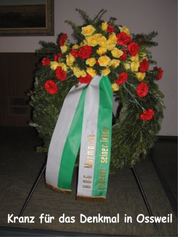 Mramoraker Gedenkstein in Ossweil