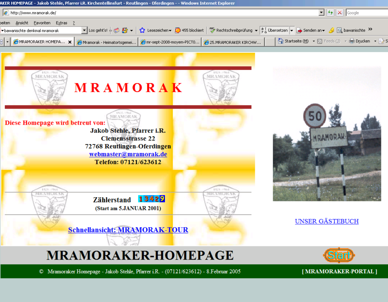 Mramoraker Homepage - Start