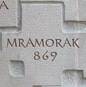 Mramoraker Gedenktafel