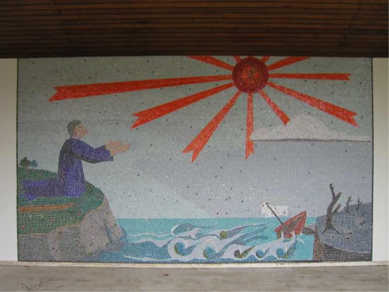 Gesamtansicht des Mosaiks